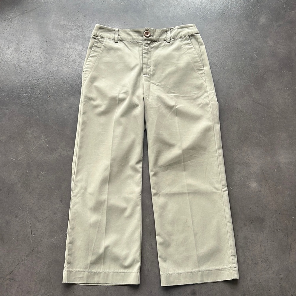 Twig, Cropped Chino, wide leg trouser style.